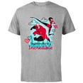 thumbnail image 1 of Disney and Pixar’s The Incredibles Valentine’s Day - Short Sleeve Cotton T-Shirt for Adults - Customized-Athletic Heather, 1 of 5