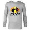 thumbnail image 1 of Disney and Pixar’s The Incredibles Violet Sister Family - Long Sleeve T-Shirt for Men - Customized-Athletic Heather, 1 of 5