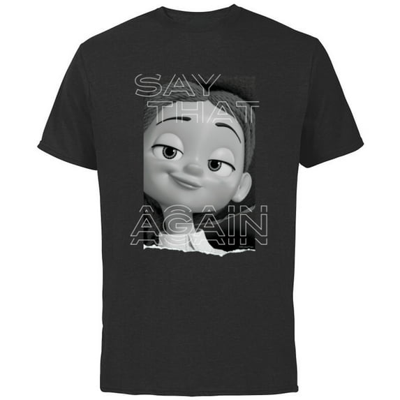 Disney and Pixar’s Toy Story 2 Jessie Say That Again Quote - Short Sleeve Cotton T-Shirt for Adults - Customized-Black