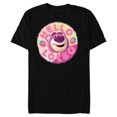 thumbnail image 1 of Disney and Pixar’s Toy Story 3 Hello Lotso Strawberry Circle - Short Sleeve Blended T-Shirt for Adults - Customized-Black, 1 of 5