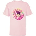 thumbnail image 1 of Disney and Pixar’s Toy Story 3 Hello Lotso Strawberry Circle - Short Sleeve T-Shirt for Kids - Customized-Soft Pink, 1 of 5