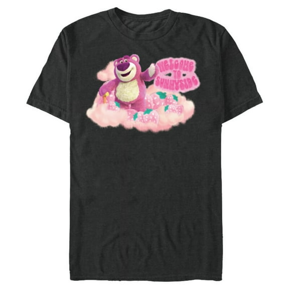 Disney and Pixar’s Toy Story 3 Lotso Welcome to Sunnyside - Short Sleeve Blended T-Shirt for Adults - Customized-Dark Heather