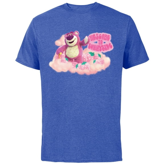 Disney and Pixar’s Toy Story 3 Lotso Welcome to Sunnyside - Short Sleeve Cotton T-Shirt for Adults - Customized-Royal Heather