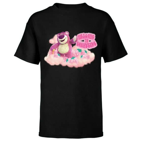 Disney and Pixar’s Toy Story 3 Lotso Welcome to Sunnyside - Short Sleeve T-Shirt for Kids - Customized-Black