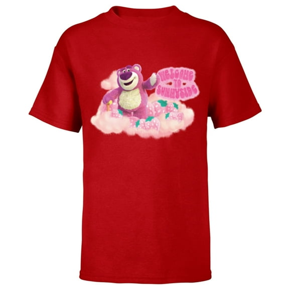 Disney and Pixar’s Toy Story 3 Lotso Welcome to Sunnyside - Short Sleeve T-Shirt for Kids - Customized-Red