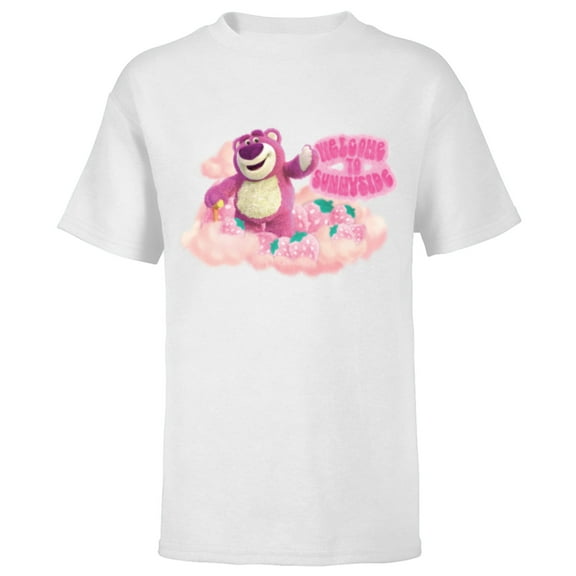 Disney and Pixar’s Toy Story 3 Lotso Welcome to Sunnyside - Short Sleeve T-Shirt for Kids - Customized-White