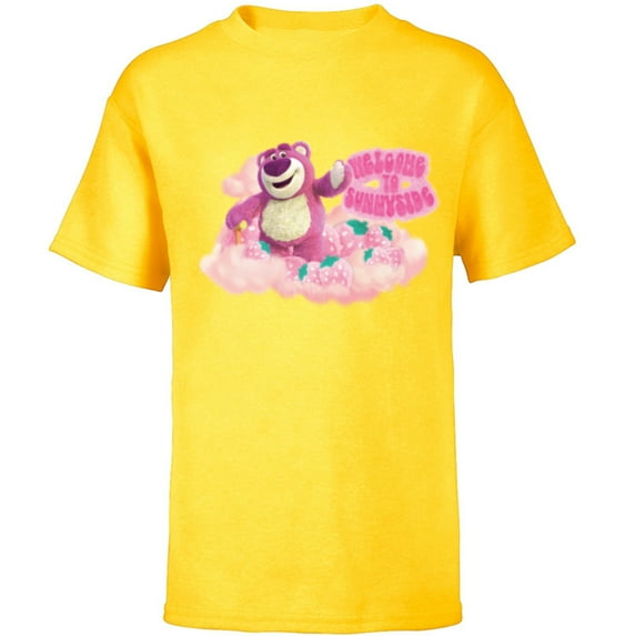Disney and Pixar’s Toy Story 3 Lotso Welcome to Sunnyside - Short Sleeve T-Shirt for Kids - Customized-Yellow