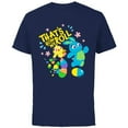 thumbnail image 1 of Disney and Pixar’s Toy Story 4 Ducky and Bunny Easter - Short Sleeve Cotton T-Shirt for Adults - Customized-Navy, 1 of 5