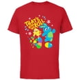thumbnail image 1 of Disney and Pixar’s Toy Story 4 Ducky and Bunny Easter - Short Sleeve Cotton T-Shirt for Adults - Customized-Red, 1 of 5
