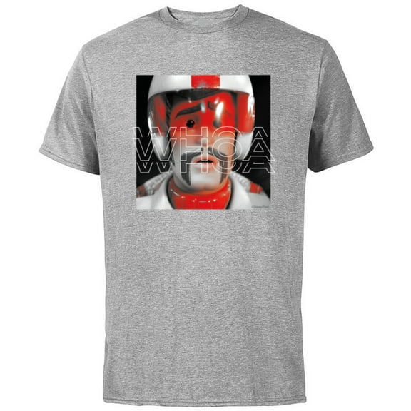 Disney and Pixar’s Toy Story 4 Duke Caboom Whoa Quote Funny - Short Sleeve Cotton T-Shirt for Adults - Customized-Athletic Heather