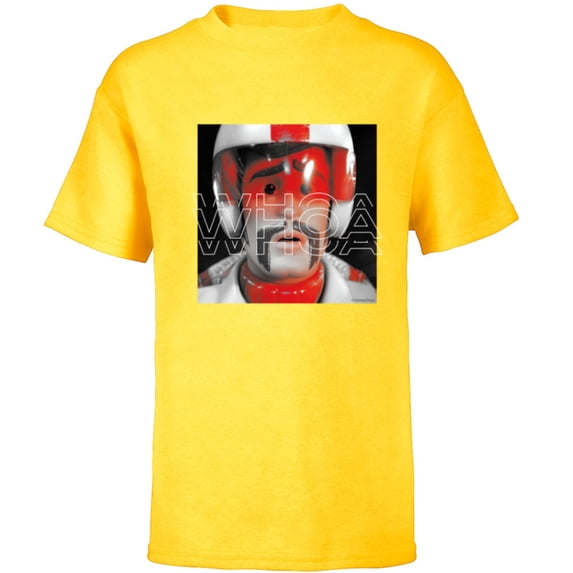 Disney and Pixar’s Toy Story 4 Duke Caboom Whoa Quote Funny - Short Sleeve T-Shirt for Kids - Customized-Yellow