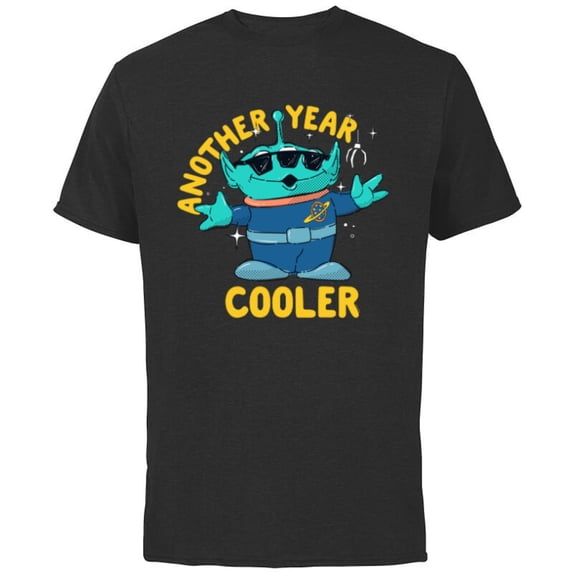 Disney and Pixar’s Toy Story Alien Another Year Cooler - Short Sleeve Cotton T-Shirt for Adults - Customized-Black