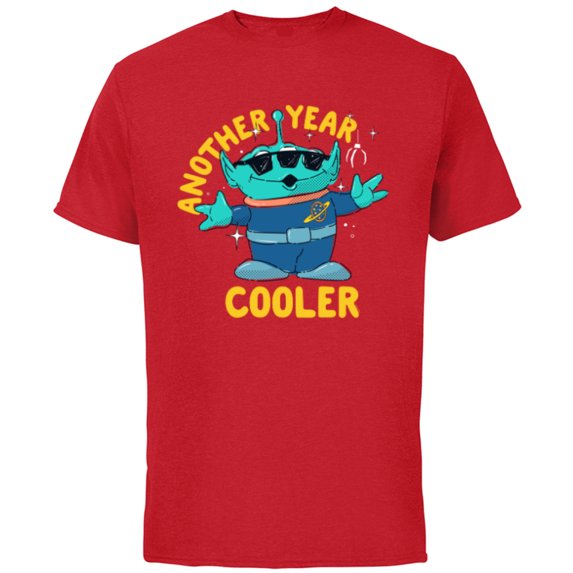 Disney and Pixar’s Toy Story Alien Another Year Cooler - Short Sleeve Cotton T-Shirt for Adults - Customized-Red