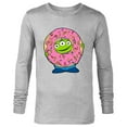 thumbnail image 1 of Disney and Pixar’s Toy Story Alien Donut - Long Sleeve T-Shirt for Men - Customized-Athletic Heather, 1 of 5