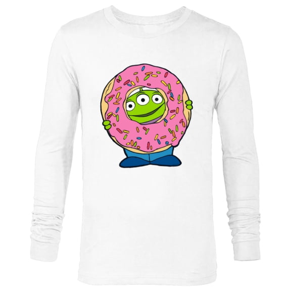 Disney and Pixar’s Toy Story Alien Donut - Long Sleeve T-Shirt for Men - Customized-White