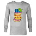 thumbnail image 1 of Disney and Pixar’s Toy Story Alien Donut Nap - Long Sleeve T-Shirt for Men - Customized-Athletic Heather, 1 of 5