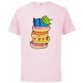thumbnail image 1 of Disney and Pixar’s Toy Story Alien Donut Nap - Short Sleeve Cotton T-Shirt for Adults - Customized-Soft Pink, 1 of 5