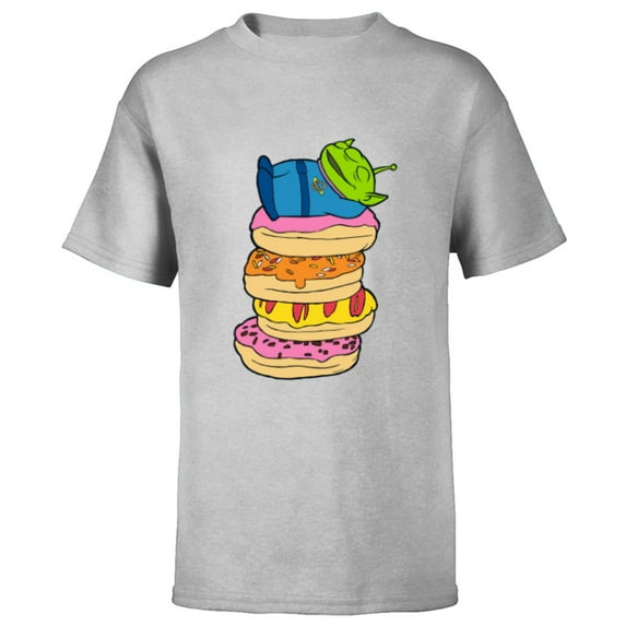 Disney and Pixar’s Toy Story Alien Donut Nap - Short Sleeve T-Shirt for Kids - Customized-Athletic Heather