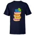 thumbnail image 1 of Disney and Pixar’s Toy Story Alien Donut Nap - Short Sleeve T-Shirt for Kids - Customized-Navy, 1 of 5