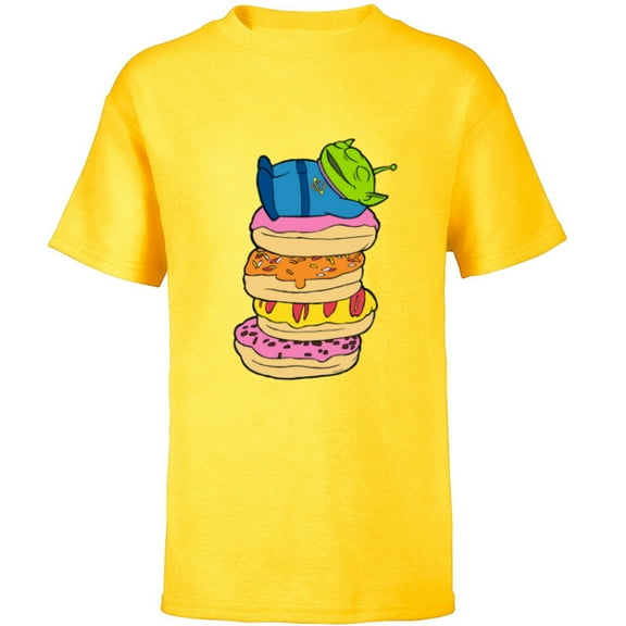 Disney and Pixar’s Toy Story Alien Donut Nap - Short Sleeve T-Shirt for Kids - Customized-Yellow