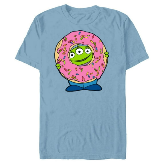 Disney and Pixar’s Toy Story Alien Donut - Short Sleeve Blended T-Shirt for Adults - Customized-Ocean Blue