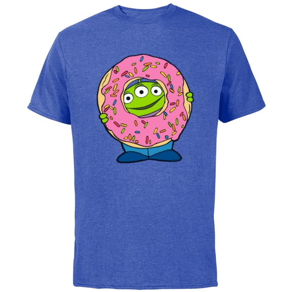 Disney and Pixar’s Toy Story Alien Donut - Short Sleeve Cotton T-Shirt for Adults - Customized-Royal Heather