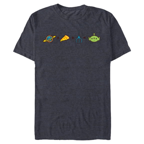 Disney and Pixar’s Toy Story Alien Emoji Code Formula - Short Sleeve Blended T-Shirt for Adults - Customized-Navy Heather