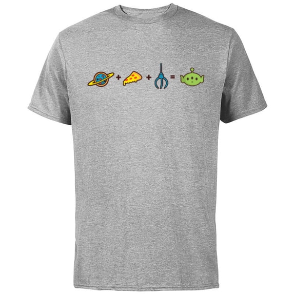 Disney and Pixar’s Toy Story Alien Emoji Code Formula - Short Sleeve Cotton T-Shirt for Adults - Customized-Athletic Heather