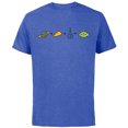 thumbnail image 1 of Disney and Pixar’s Toy Story Alien Emoji Code Formula - Short Sleeve Cotton T-Shirt for Adults - Customized-Royal Heather, 1 of 5