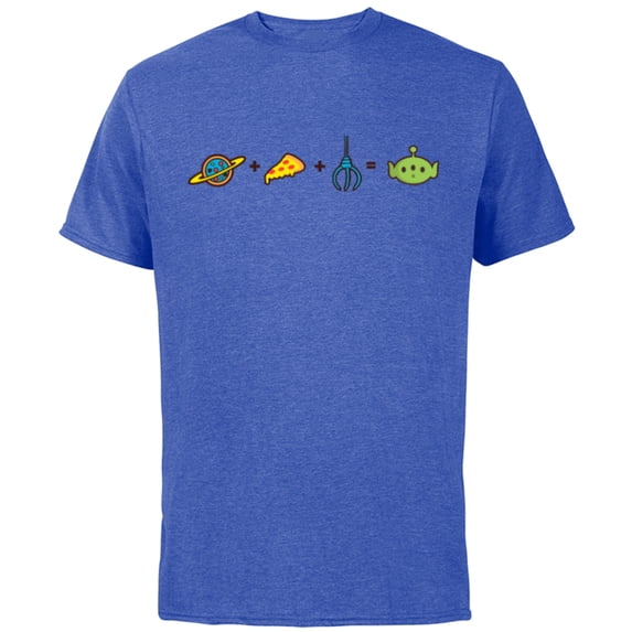 Disney and Pixar’s Toy Story Alien Emoji Code Formula - Short Sleeve Cotton T-Shirt for Adults - Customized-Royal Heather