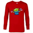 thumbnail image 1 of Disney and Pixar’s Toy Story Alien Fourth of July - Long Sleeve T-Shirt for Men - Customized-New Red, 1 of 5