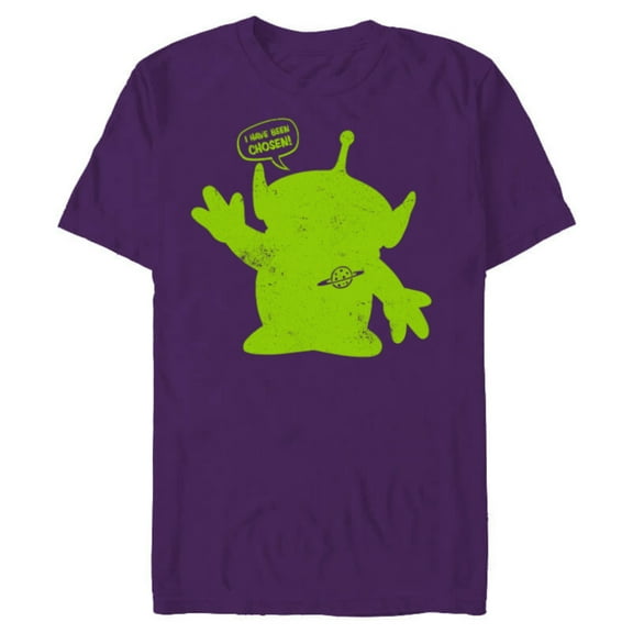 Disney and Pixar's Toy Story Alien I Have Been Chosen - Short Sleeve Blended T-Shirt for Adults - Customized-Purple
