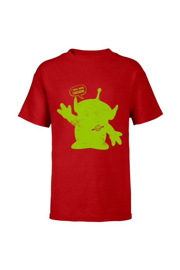 Disney and Pixar's Toy Story Alien I Have Been Chosen - Short Sleeve T-Shirt for Kids - Customized-Red