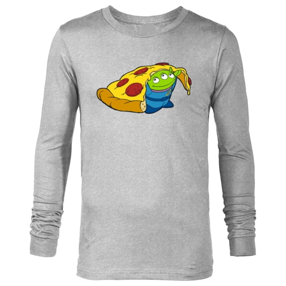 Disney and Pixar’s Toy Story Alien Pizza - Long Sleeve T-Shirt for Men - Customized-Athletic Heather