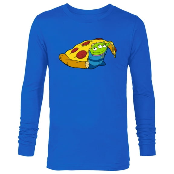 Disney and Pixar’s Toy Story Alien Pizza - Long Sleeve T-Shirt for Men - Customized-Navy