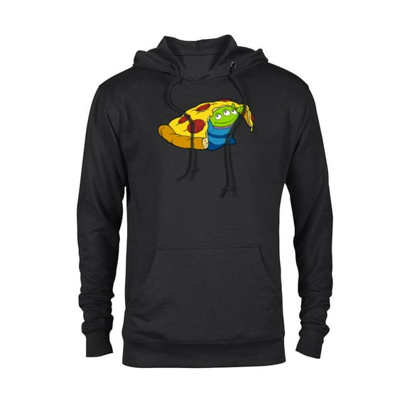Disney and Pixar’s Toy Story Alien Pizza - Pullover Hoodie for Adults - Customized-Black