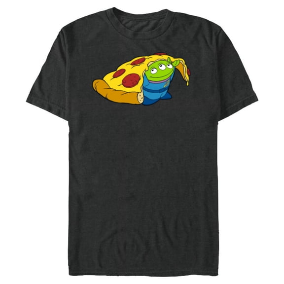 Disney and Pixar’s Toy Story Alien Pizza - Short Sleeve Blended T-Shirt for Adults - Customized-Dark Heather