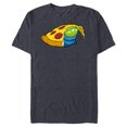 thumbnail image 1 of Disney and Pixar’s Toy Story Alien Pizza - Short Sleeve Blended T-Shirt for Adults - Customized-Navy Heather, 1 of 5