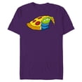 thumbnail image 1 of Disney and Pixar’s Toy Story Alien Pizza - Short Sleeve Blended T-Shirt for Adults - Customized-Purple, 1 of 5