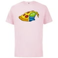 thumbnail image 1 of Disney and Pixar’s Toy Story Alien Pizza - Short Sleeve Cotton T-Shirt for Adults - Customized-Soft Pink, 1 of 5