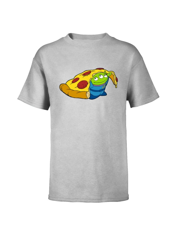 Disney and Pixar’s Toy Story Alien Pizza - Short Sleeve T-Shirt for Kids - Customized-Athletic Heather