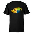 thumbnail image 1 of Disney and Pixar’s Toy Story Alien Pizza - Short Sleeve T-Shirt for Kids - Customized-Black, 1 of 5