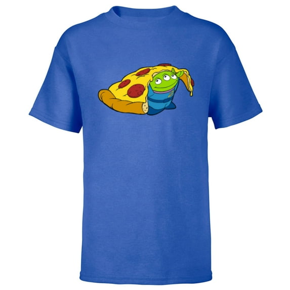 Disney and Pixar’s Toy Story Alien Pizza - Short Sleeve T-Shirt for Kids - Customized-Royal
