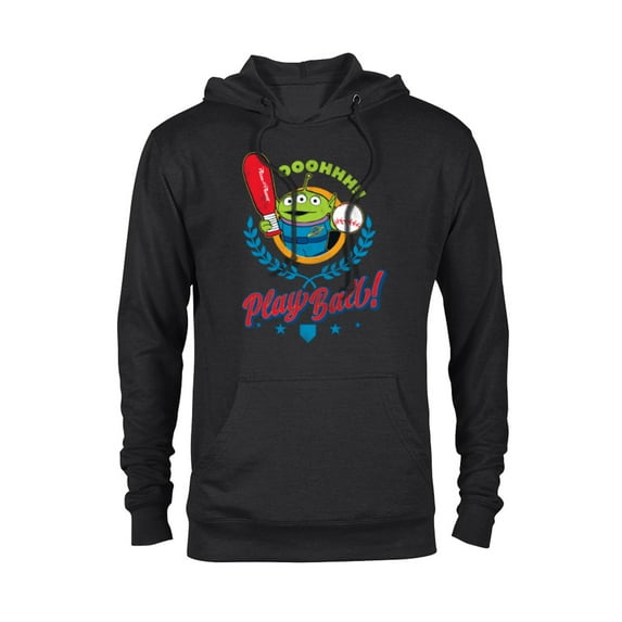 Disney and Pixar’s Toy Story Alien Play Ball Baseball Sports - Pullover Hoodie for Adults - Customized-Black