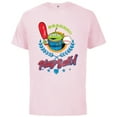 thumbnail image 1 of Disney and Pixar’s Toy Story Alien Play Ball Baseball Sports - Short Sleeve Cotton T-Shirt for Adults - Customized-Soft Pink, 1 of 5