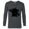 thumbnail image 1 of Disney and Pixar's Toy Story Alien Silhouette - Long Sleeve T-Shirt for Men - Customized-Charcoal Heather, 1 of 5