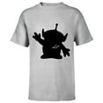 thumbnail image 1 of Disney and Pixar's Toy Story Alien Silhouette - Short Sleeve T-Shirt for Kids - Customized-Athletic Heather, 1 of 5