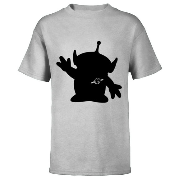 Disney and Pixar's Toy Story Alien Silhouette - Short Sleeve T-Shirt for Kids - Customized-Athletic Heather