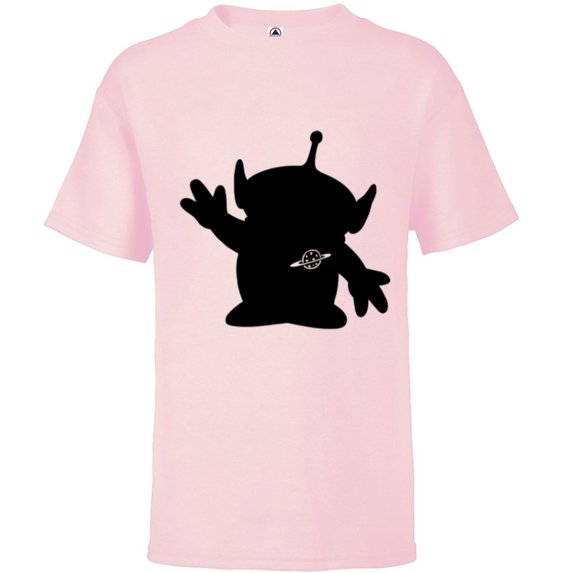 Disney and Pixar's Toy Story Alien Silhouette - Short Sleeve T-Shirt for Kids - Customized-Soft Pink