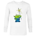 thumbnail image 1 of Disney and Pixar’s Toy Story Alien Sparklers Fourth of July - Long Sleeve T-Shirt for Men - Customized-White, 1 of 5